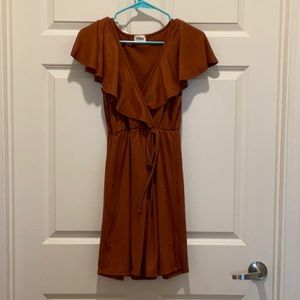 Faux Wrap Dress